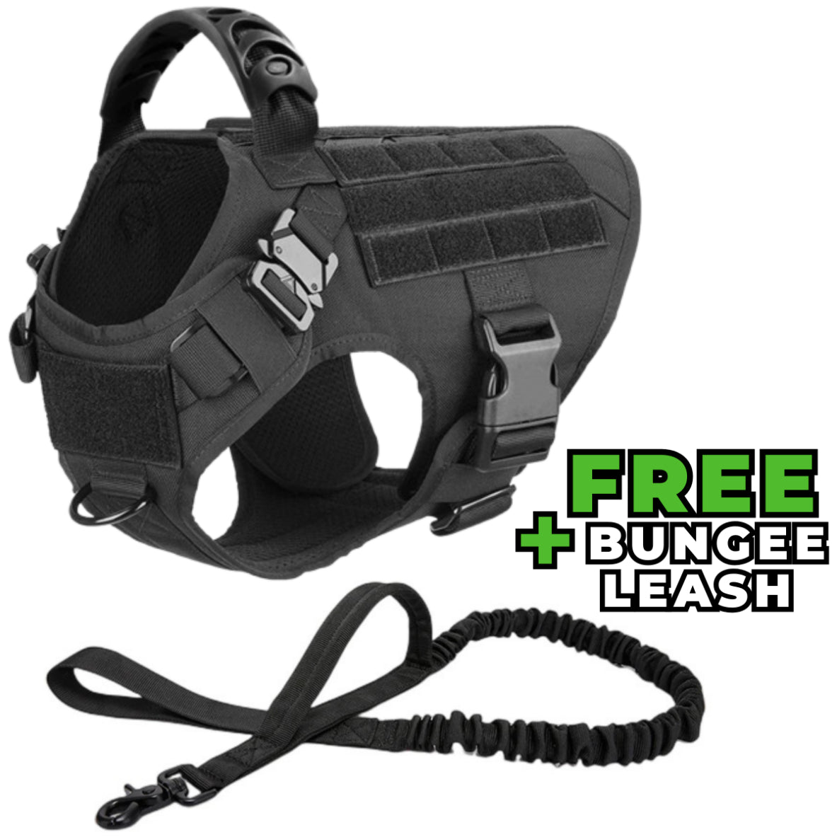 Advanced Tactical No-Pull Dog Harness