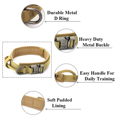 Adjustable Metal-Buckel Control Dog Collar