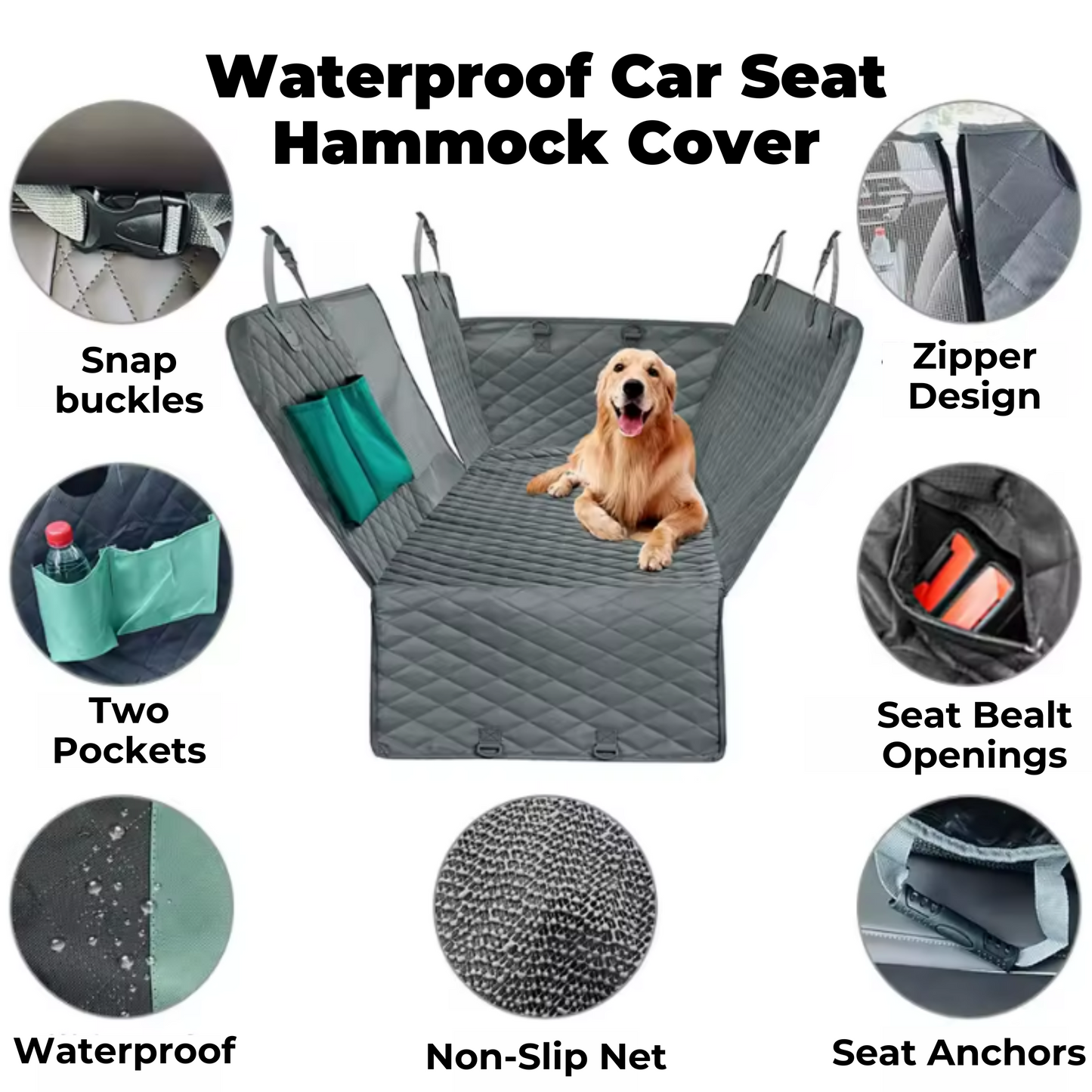 Waterproof Car Seat Hammock Cover