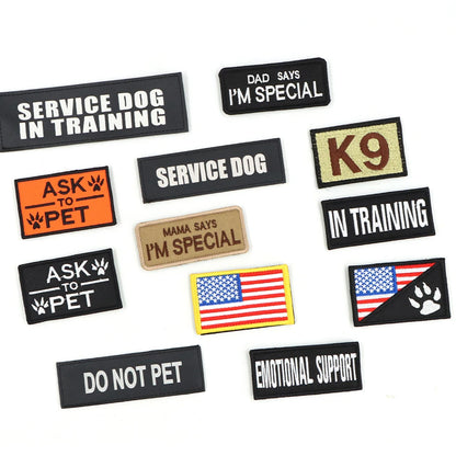 Patch Variety Bundle 12 Piece Set For Dog Harness