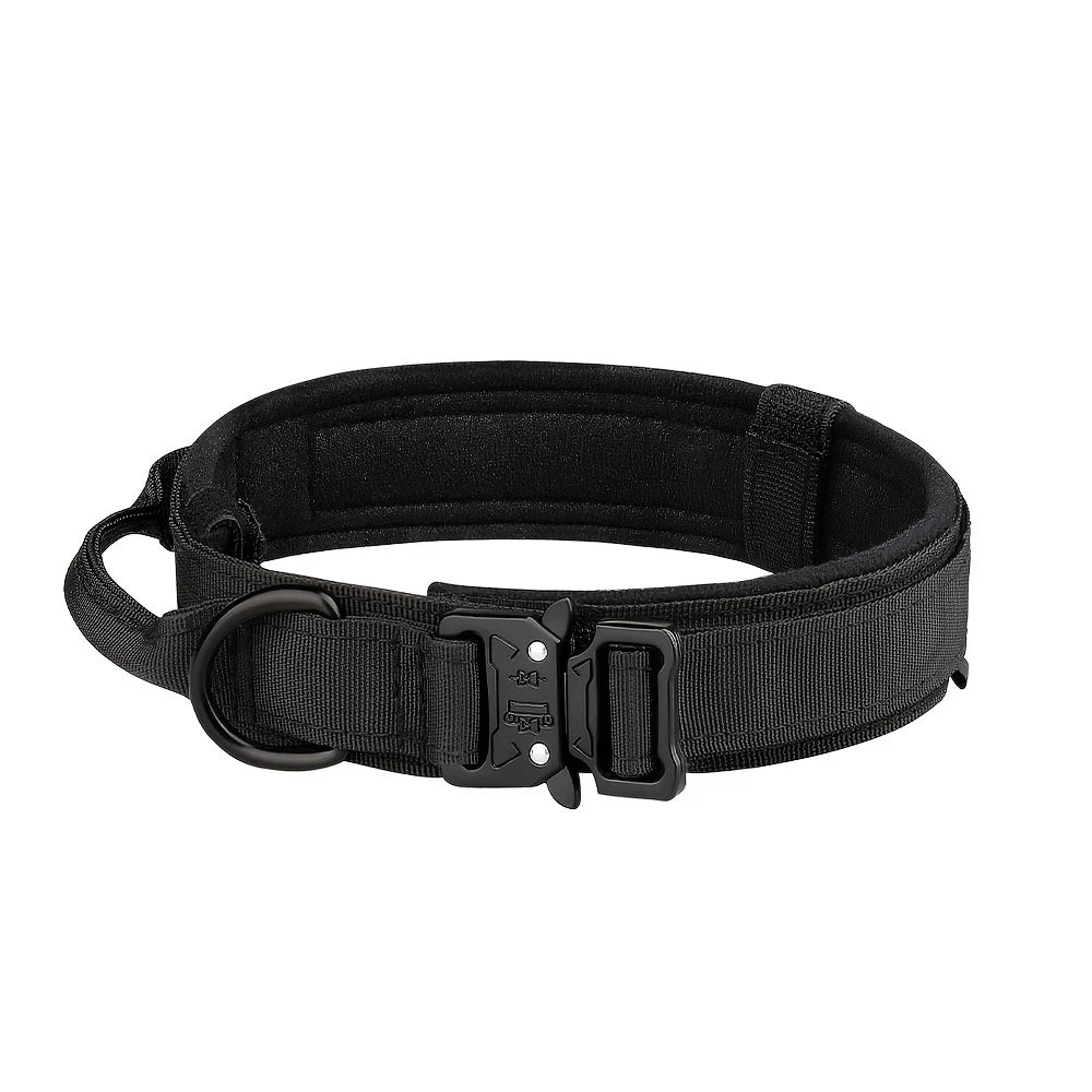 Adjustable Metal-Buckel Control Dog Collar