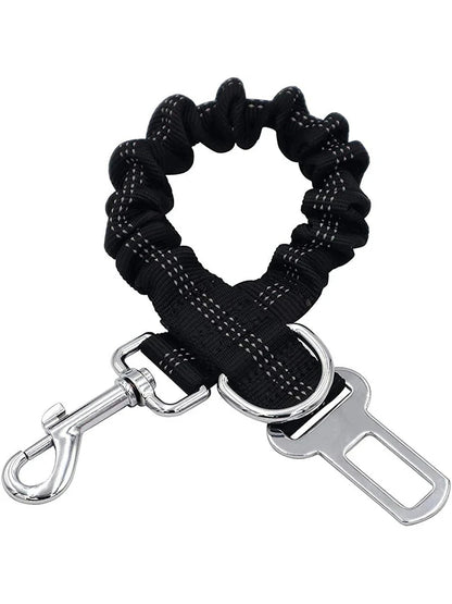 Durable Adjustable Elastic Reflective Dog Seat Belt