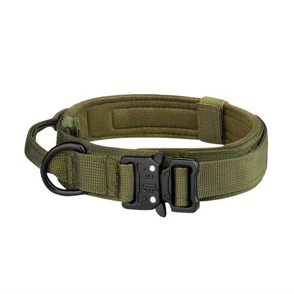 Adjustable Metal-Buckel Control Dog Collar