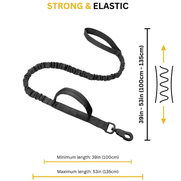 No-Pull Tactical Elastic Bungee Leash