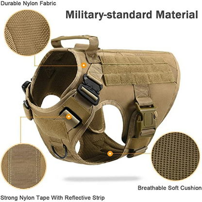 Advanced Tactical No-Pull Dog Harness